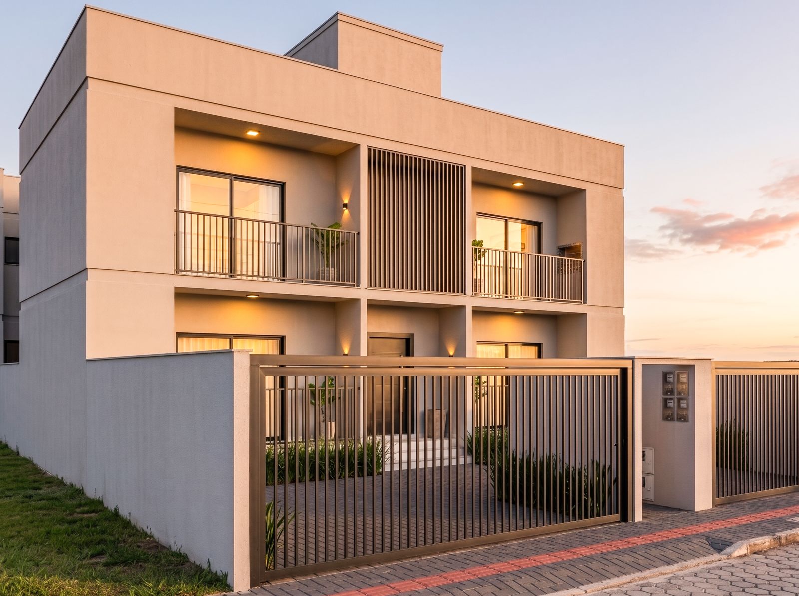 Residencial Brasília, vista lateral